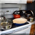 K02. Kettles pots and pans. 